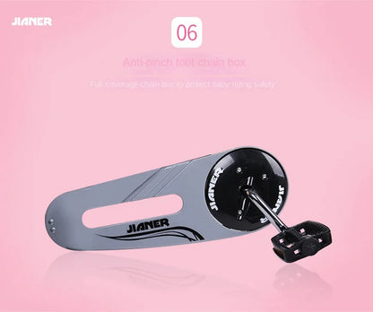 PUOU Children's Bicycle With Magnesium Alloy Monoblock Wheels For Girls And Boys Baby's First Bike Hot New
