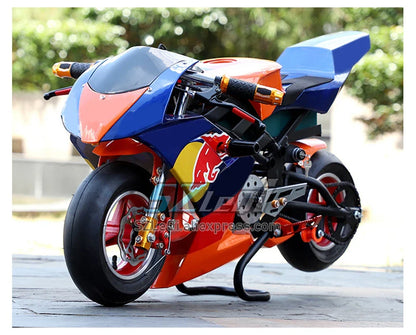 49CC 50CC 2Stroke Mini Motorcycle Small Buggy Gasoline Scooter ATV off-road Superbike Adult Vehicle Mountain Child Gas Moto Bike