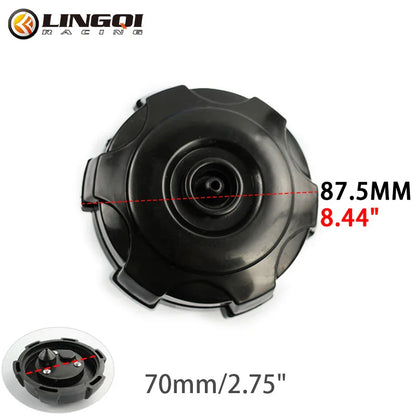 Universal Off Road Vehicle Fuel Gas Tank Cap Lid Replacement Plastic Covers for 49cc 70cc 90CC 110cc ATV Dirt Bike Accessories