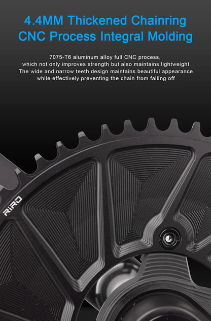 RIRO 110 BCD Chainring 9/10/11/12S Road Bike Chainring Aluminum Alloy Road Bicycle Chainwheel for SHIMANO R7000 R8000 R9100
