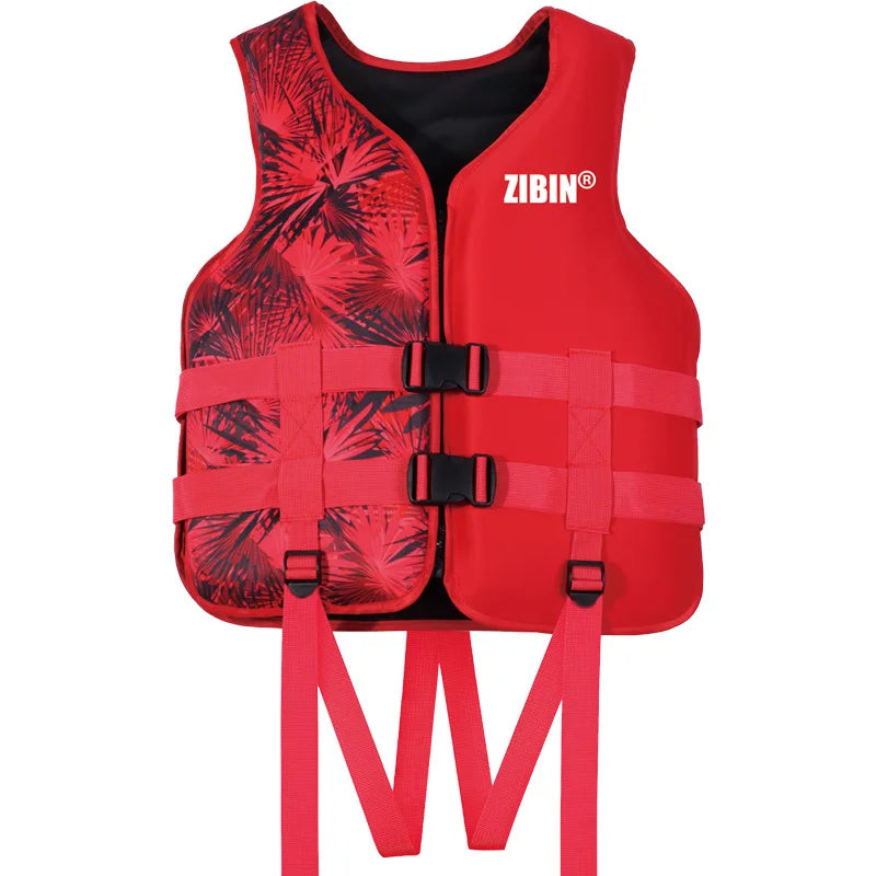 Rafting Neoprene Life Jacket Swimming Fishing Women Vest Snorkeling For Adult Kids Kayaking Boating Survival Suit Sports Men